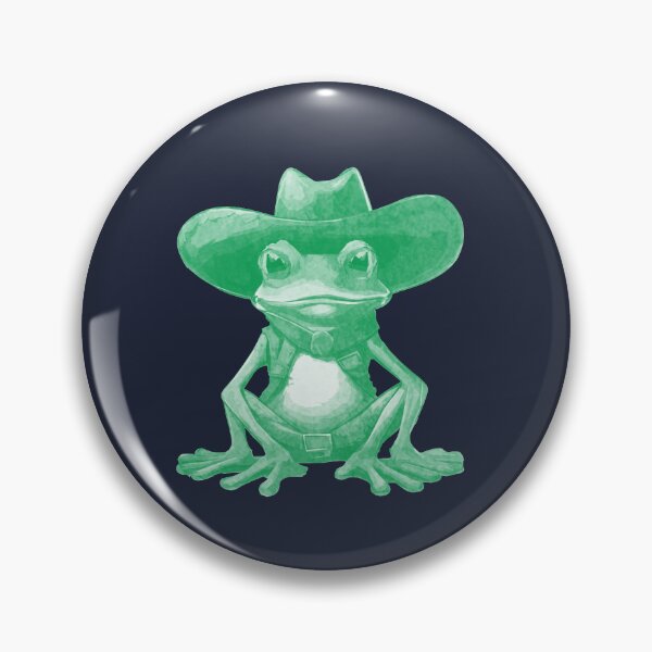 Item preview, Little Frog in a Cowboy Hat designed and sold by kinpirks.