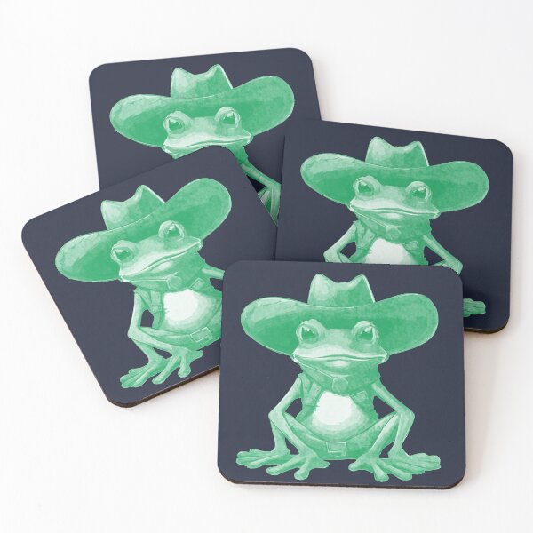 Item preview, Little Frog in a Cowboy Hat designed and sold by kinpirks.