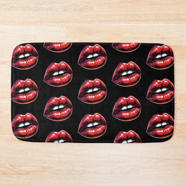 Item preview, Red Succulent Kissable Lips designed and sold by 89BLACK.