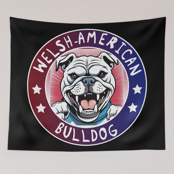 Item preview, WELSH AMERICAN BULLDOG designed and sold by Marni Scofidio Desi9ns.