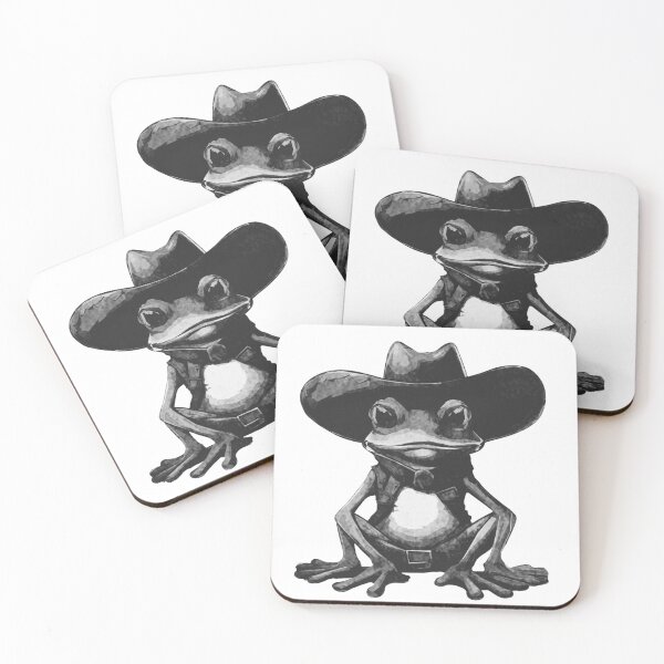 Item preview, Little Frog in a Cowboy Hat designed and sold by kinpirks.