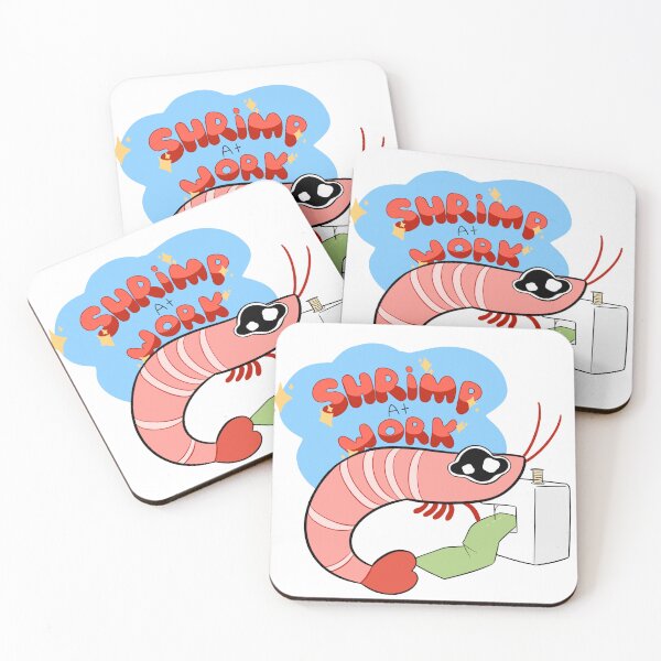 Item preview, Shrimp at work sewing designed and sold by Drawingsnake.