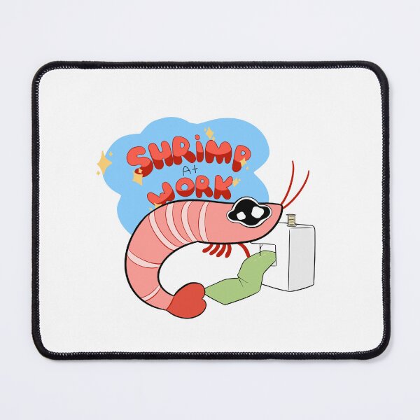 Item preview, Shrimp at work sewing designed and sold by Drawingsnake.