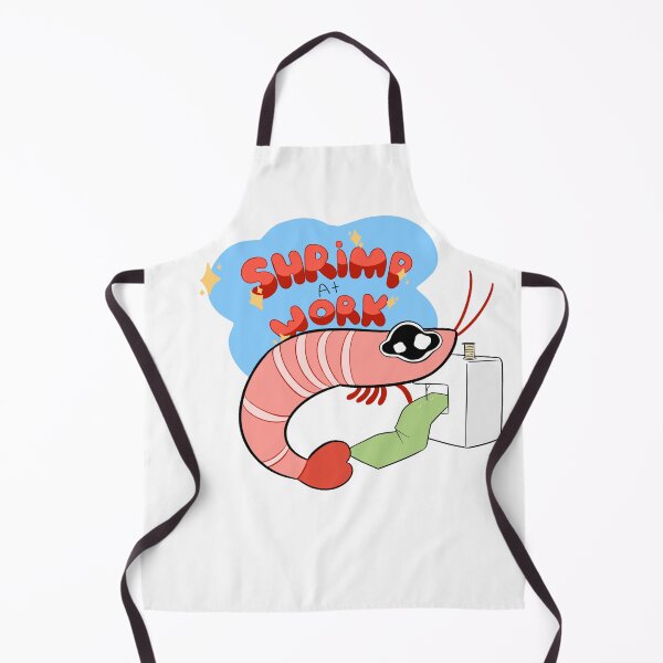Item preview, Shrimp at work sewing designed and sold by Drawingsnake.
