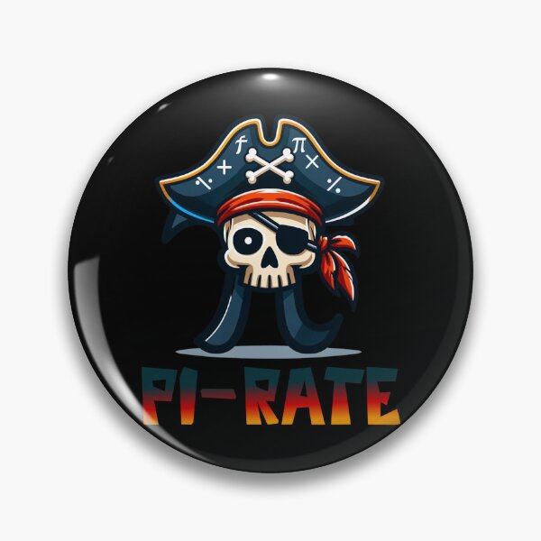 Item preview, Pi-rate Pi Day Funny Math Day Pun Novelty 3.14 Man Woman designed and sold by rifatart.