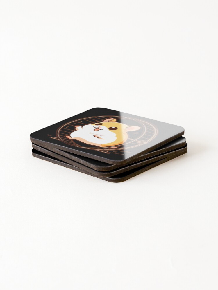 Thumbnail 4 of 5, Coasters (Set of 4),  Fast Hamster designed and sold by TOMASZ-ART.