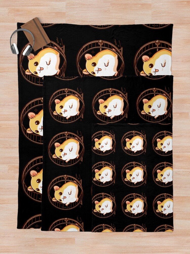 Thumbnail 5 of 6, Throw Blanket, Fast Hamster designed and sold by TOMASZ-ART.