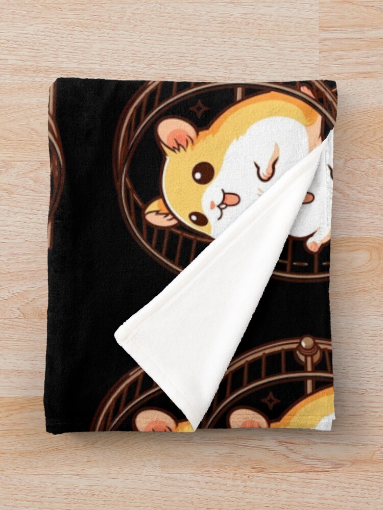 Thumbnail 3 of 6, Throw Blanket, Fast Hamster designed and sold by TOMASZ-ART.