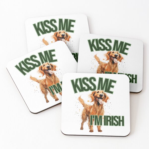 Item preview, Kiss Me I'm Irish (Setter) designed and sold by introVETed.
