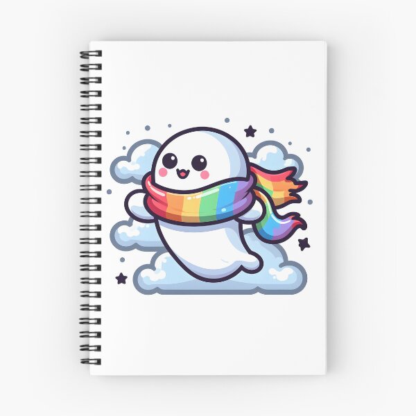 Item preview, Kawaii Vivacious Wraith: Rainbow Scarf designed and sold by CanvasCutie.