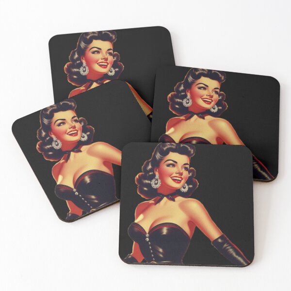 Item preview, Vintage Pin-up Girl designed and sold by PulpVintage.