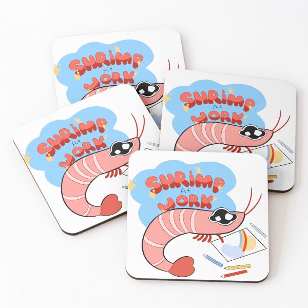 Item preview, Shrimp at work drawing designed and sold by Drawingsnake.