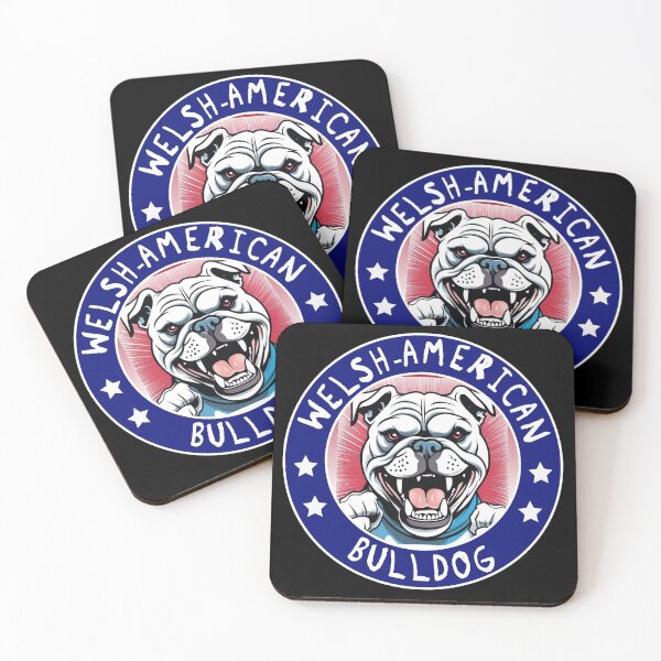 Item preview, WELSH AMERICAN BULLDOG TRUE BLUE designed and sold by Marni Scofidio Desi9ns.