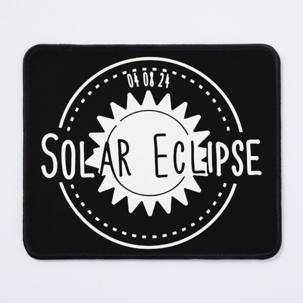 Item preview, Total Solar Eclipse 2024 in white for Astronomy Lovers designed and sold by EmeraldeaArt.