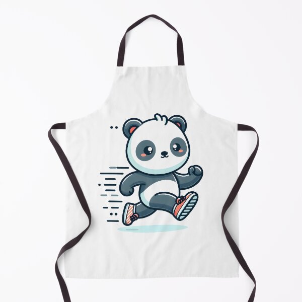 Item preview, Kawaii Panda With Running Shoes designed and sold by CanvasCutie.