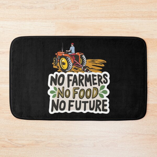 Item preview, Farmer Protest No Farmers No Food No Future designed and sold by Psycho-Crazy.