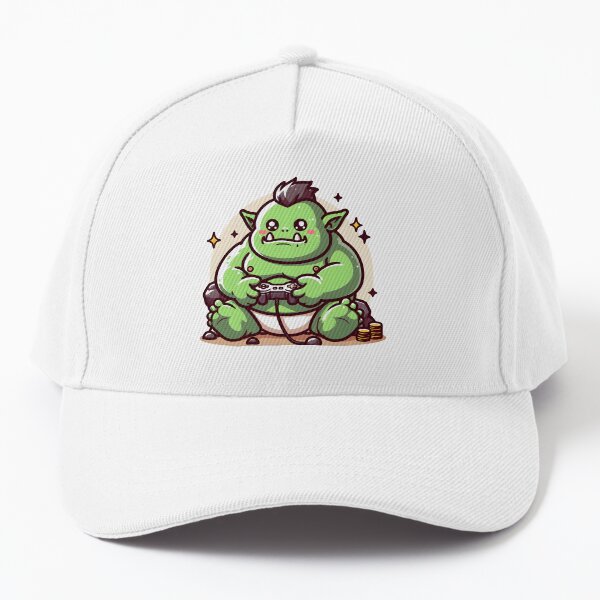 Vista previa del artículo con la obra «Kawaii Chubby Ogre: un controlador de juego», diseñado y vendido por CanvasCutie.