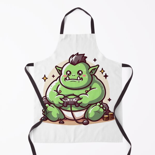 Item preview, Kawaii Chubby Ogre: A Game Controller designed and sold by CanvasCutie.