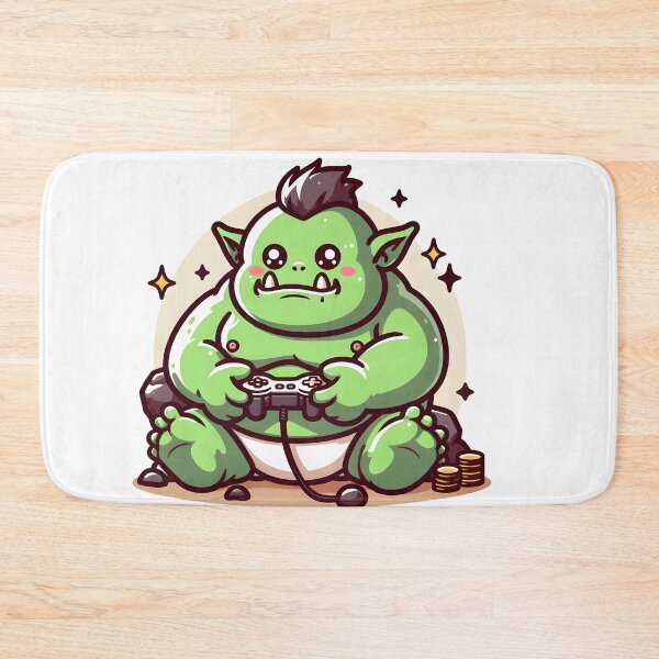 Item preview, Kawaii Chubby Ogre: A Game Controller designed and sold by CanvasCutie.