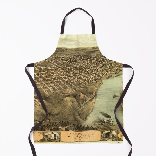 Item preview, Saint Joseph, Missouri (1868) designed and sold by allhistory.