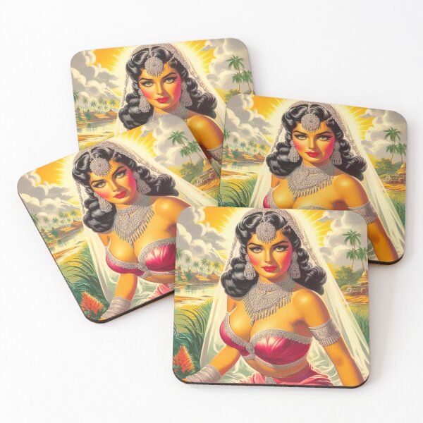 Item preview, Retro India Woman designed and sold by PulpVintage.