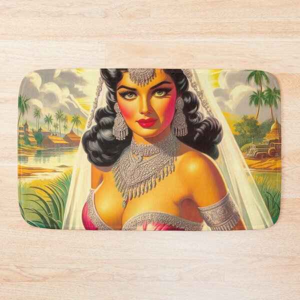 Item preview, Retro India Woman designed and sold by PulpVintage.
