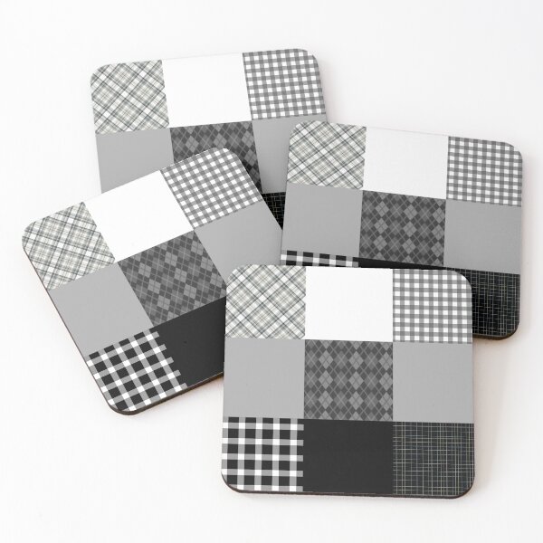 Item preview, Gray Shades Plaid Pattern designed and sold by TeyMank.