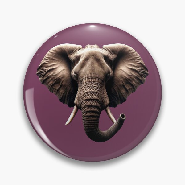 Item preview, ELEPHANT HEAD - #783B59 designed and sold by Marlon Oseguera.