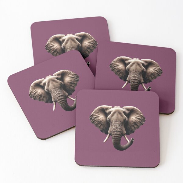 Item preview, ELEPHANT HEAD - #783B59 designed and sold by Marlon Oseguera.