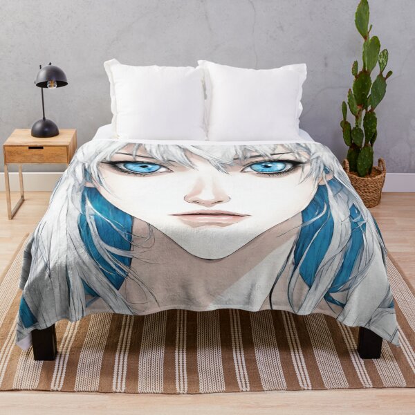 Item preview, Big blue eyes girl designed and sold by MyCraftForYOU.