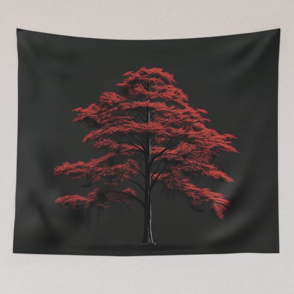 Item preview, Bald cypress | Red minimalism designed and sold by ComicsFactory.