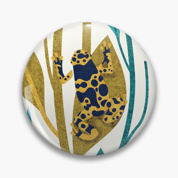 Item preview, Toxic beauty dart frogs // natural white background yellow and teal frogs and vegetation designed and sold by SelmaCardoso.