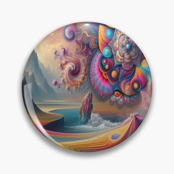 Item preview, Psychedelic explosion of vivid colors. designed and sold by Cherryblossom50.