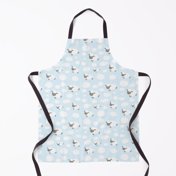Item preview, Fluffy Sheep Jumping in the Clouds designed and sold by VintageStyle.