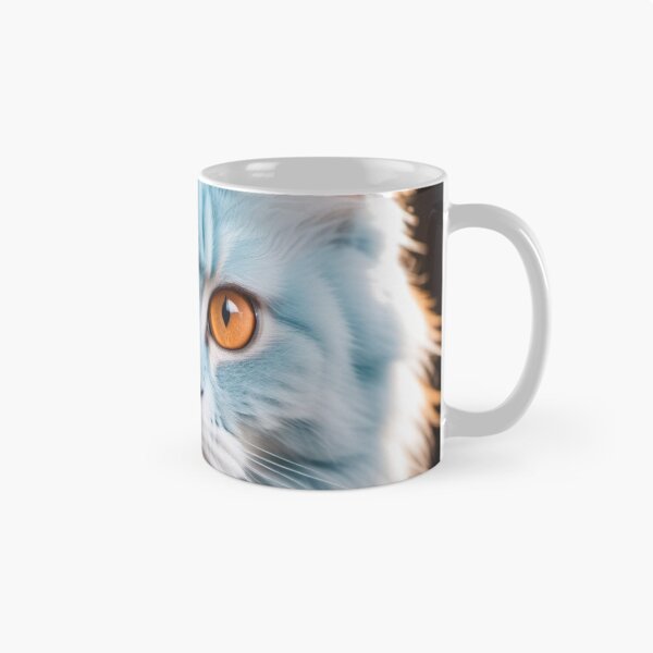 Item preview, Cute cat with light blue fur designed and sold by Grzegorz Majerski.
