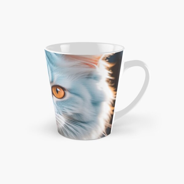 Item preview, Cute cat with light blue fur designed and sold by Grzegorz Majerski.