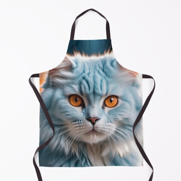 Item preview, Cute cat with light blue fur designed and sold by Grzegorz Majerski.