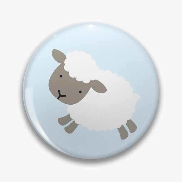 Item preview, Fluffy Sheep Jumping in the Clouds designed and sold by VintageStyle.