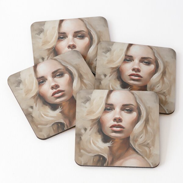 Item preview, Watercolor Portraits: Contemporary Female Art - Finnja designed and sold by BPMagic.