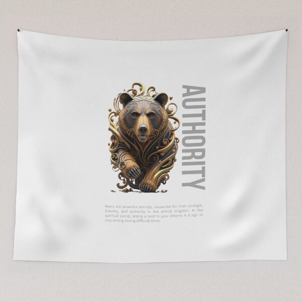 Item preview, The Bear and the Authority designed and sold by PatronesKawai.