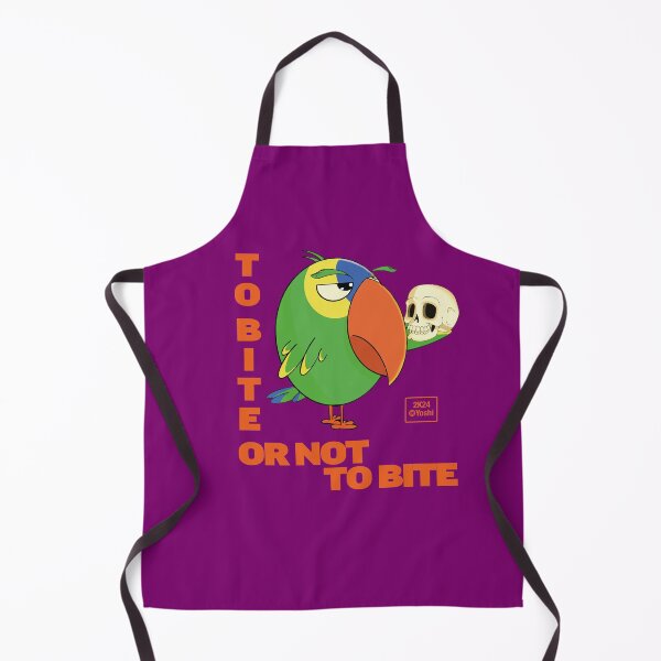 Item preview, Amazon Parrot - To bite or not to bite - to be or not to be - Hamlet designed and sold by YoshiArtDesign.