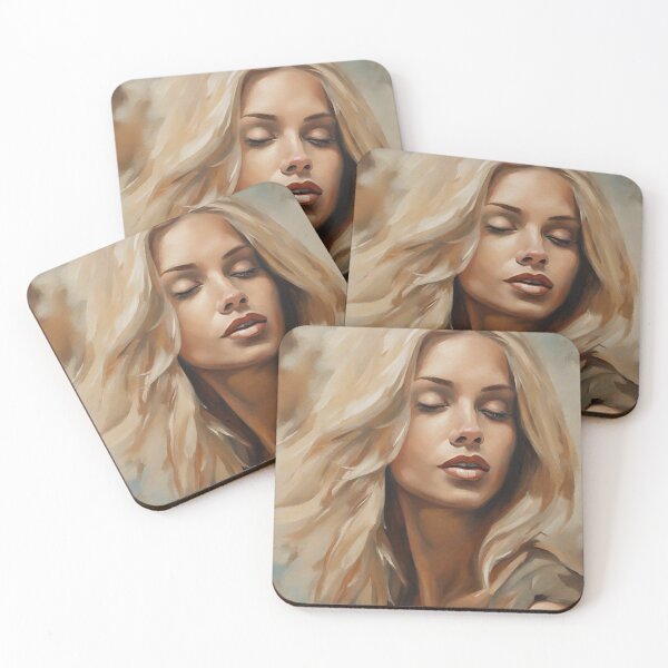 Item preview, Watercolor Portraits: Contemporary Female Art - Franca designed and sold by BPMagic.