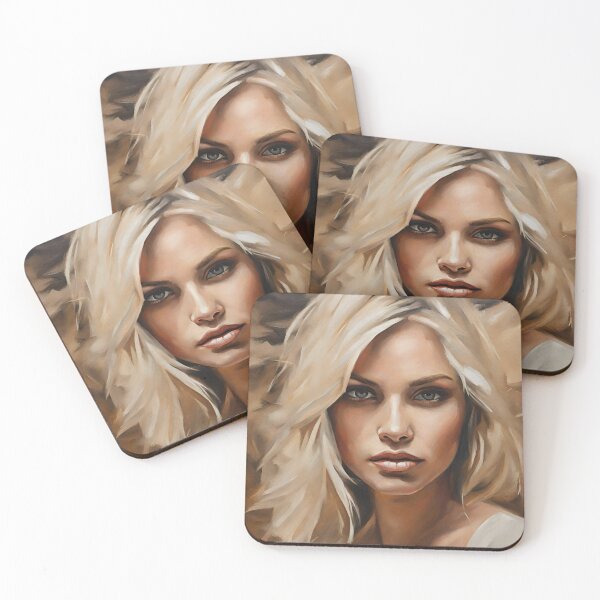 Item preview, Watercolor Portraits: Contemporary Female Art - Giancarmine designed and sold by BPMagic.