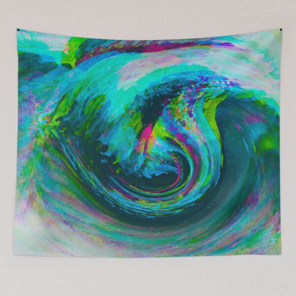 Item preview, Psychedelic scrambled whale No. 4 designed and sold by asanaworld.