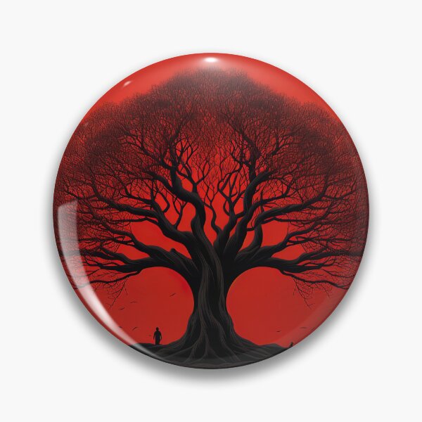 Item preview, Banyan tree | Red minimalism designed and sold by ComicsFactory.