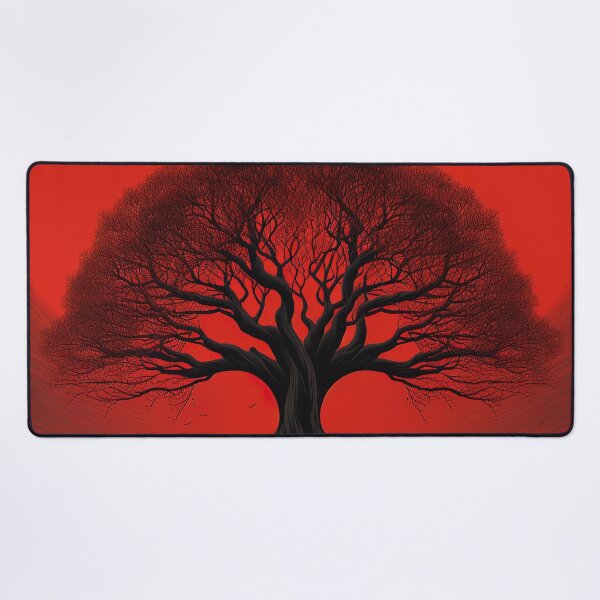 Item preview, Banyan tree | Red minimalism designed and sold by ComicsFactory.