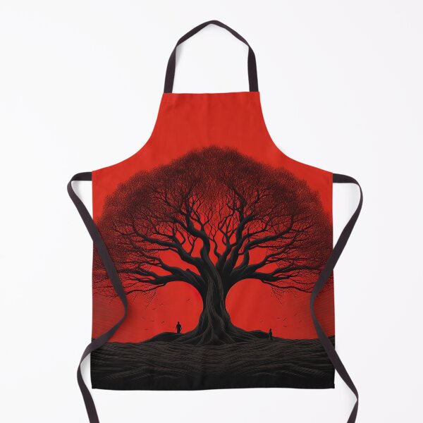 Item preview, Banyan tree | Red minimalism designed and sold by ComicsFactory.