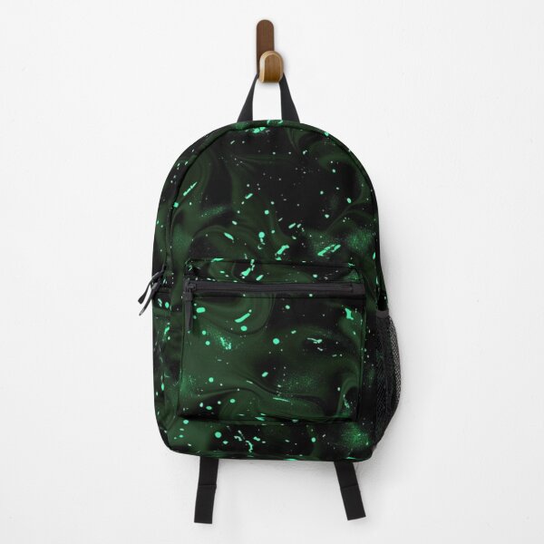 Item preview, Green and Black Cosmic Paint Splatter 5 designed and sold by Reichcorp.