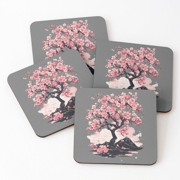 Item preview, Sakura tree illustration - Stickers designed and sold by PcGomess.