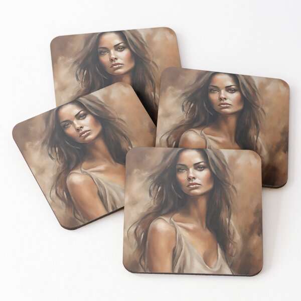 Item preview, Watercolor Portraits: Contemporary Female Art - Gelja designed and sold by BPMagic.